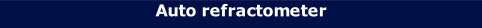 Auto refractometer 
