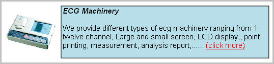 ECG MACHINERY
